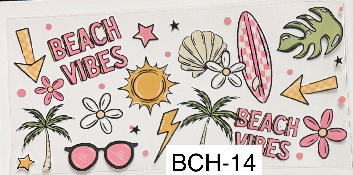 Beach UVDTF Wraps