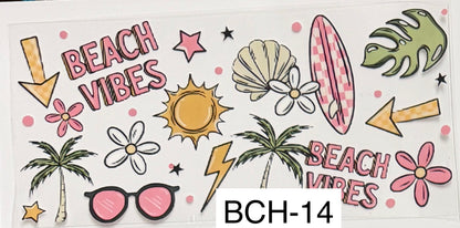 Beach UVDTF Wraps