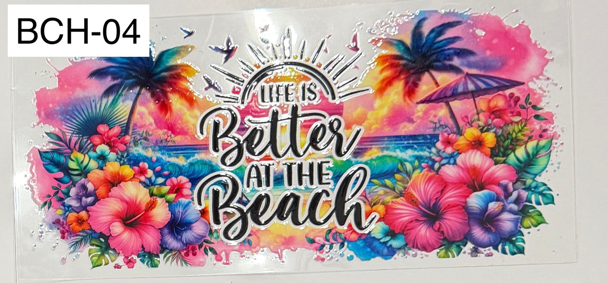 Beach UVDTF Wraps