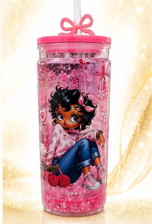 Pretty in Pink Glitter