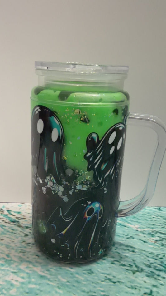 Ghost and Goblins Lava cup Glow in the Dark
