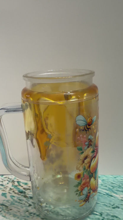 Winnie The Pooh inspired honey drip snow globe
