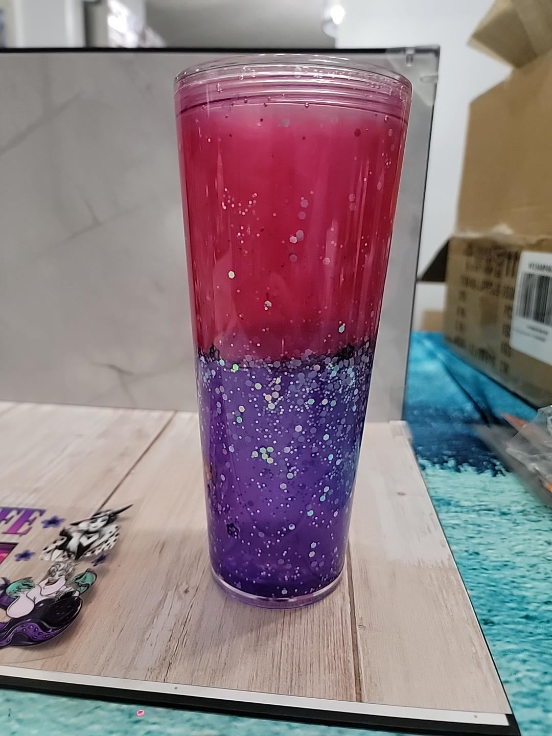 Thug Life Villains Pink & Purple Tumbler 👑💜