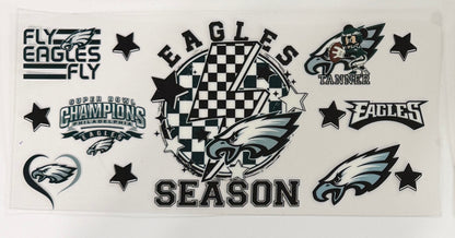 Football Tumbler Wraps Group B